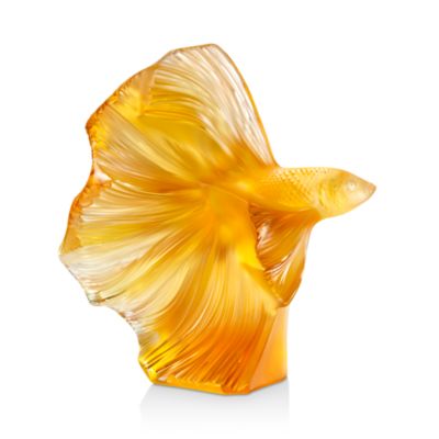 Lalique - Fighting Fish Figure
