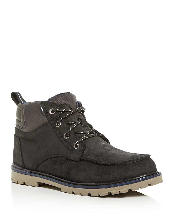 Toms Men's Hawthorne Waterproof Suede Hiking Boots In Black