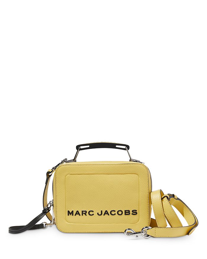 Marc Jacobs The Box 20 Crossbody In Lime/gold