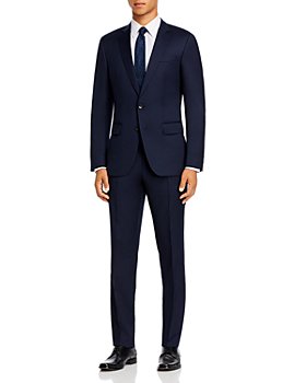 BOSS - Huge/Genius Wool Twill Slim Fit Suit