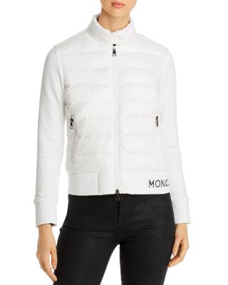 moncler mixed media down jacket