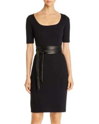 Elie Tahari Siona Wrap-Belt Dress | Bloomingdale's