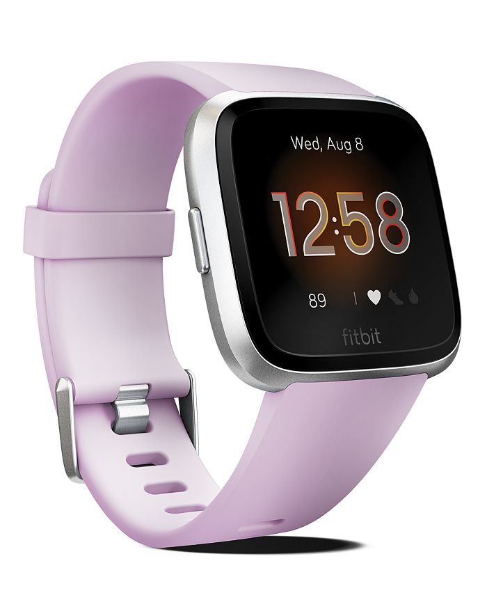 Fitbit Versa Lite Lilac Strap Smart Watch 39mm In Purple | ModeSens