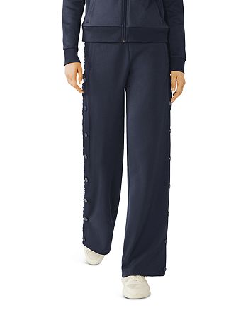 tory burch tear away track pants