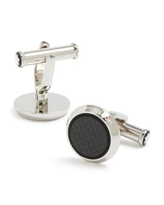 Montblanc - Carbon Pattern Cufflinks