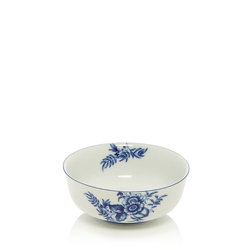 Mottahedeh Emmeline Dessert Bowl In Blue/wht