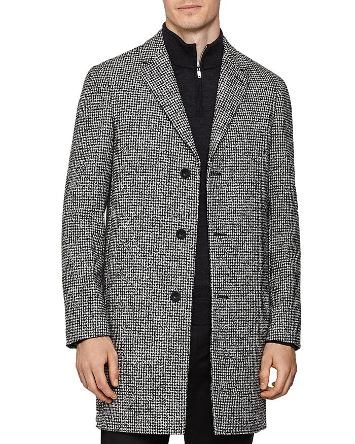 REISS Kennard Dogtooth Coat | Bloomingdale's