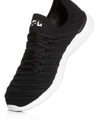 Women's Techloom Wave Lace-Up Knit Running Sneakers