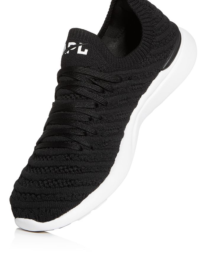 Apl Athletic Propulsion Labs Techloom Wave Two-way Running Sneakers In Black/white