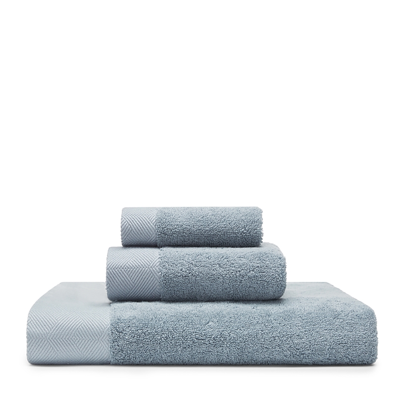 Frette Diamond Bordo Hand Towel - Exclusive In Blue