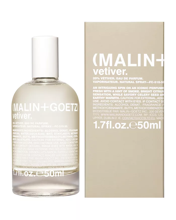 Malin and Goetz Vetiver Eau de Parfum 1.7 oz.
