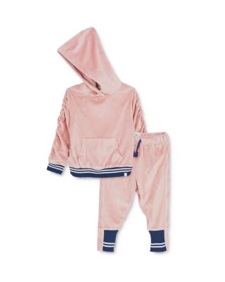 girls velour hoodie