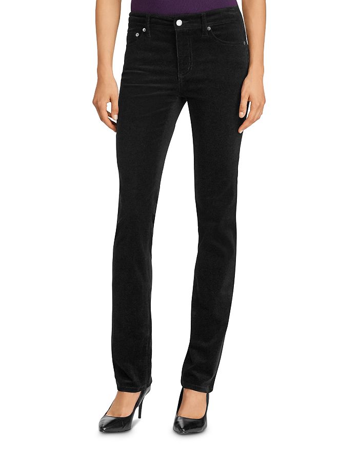 Ralph Lauren Straight-Leg Corduroy Jeans in Polo Black | Bloomingdale's