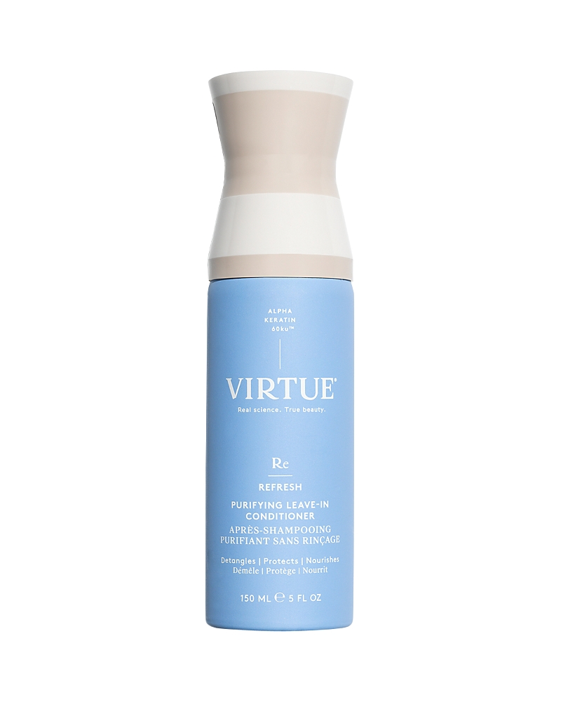 Virtue Detangling Heat Protectant Purifying Leave-in Conditioner In Blue