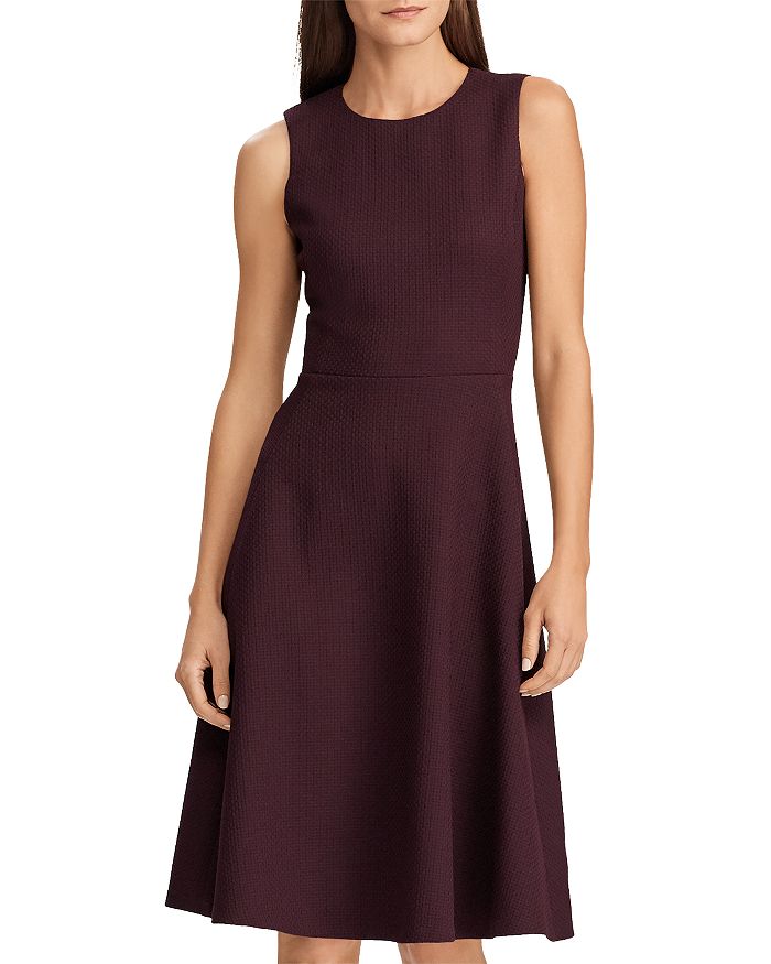 Ralph Lauren Ponte Fit-and-Flare Dress