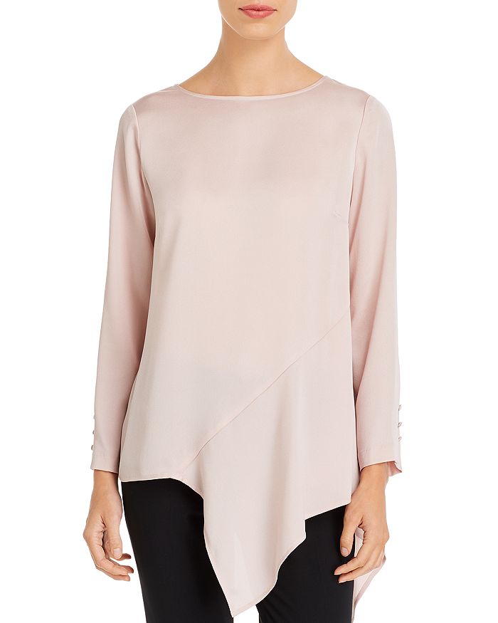 Vince Camuto Hammered Satin Blouse - 100% Exclusive In Soft Pink