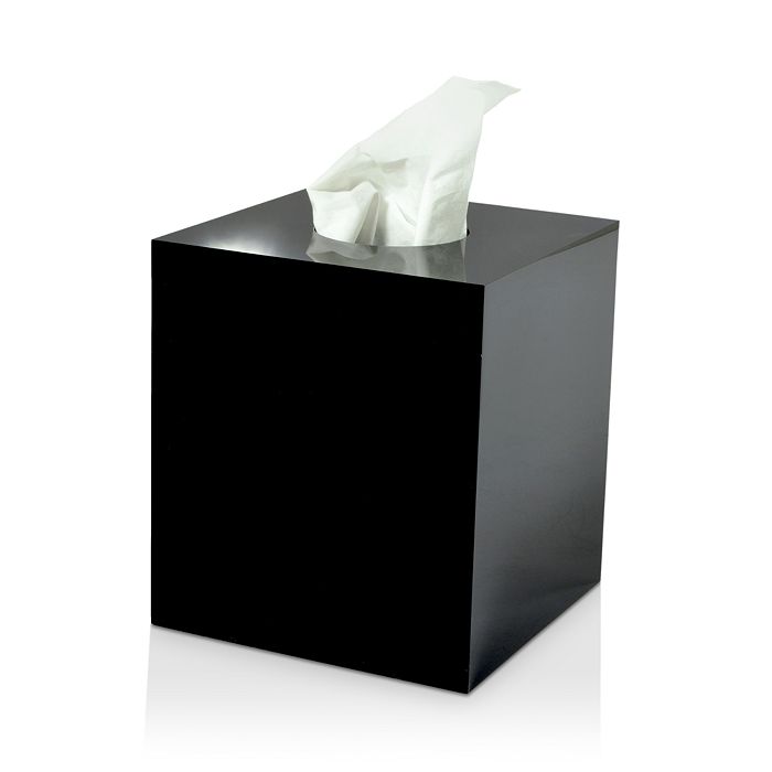 Mike And Ally Ice Boutique Tissue Box In Black
