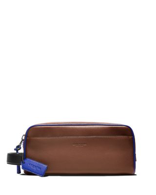 coach leather dopp kit