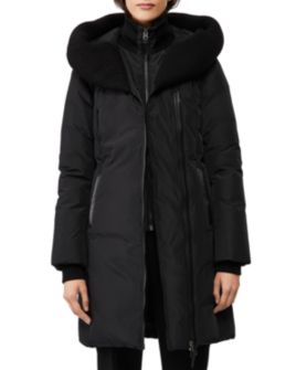 Mackage - Brigid Knit Trim Down Coat - 100% Exclusive