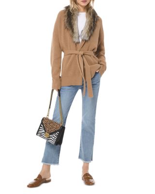 michael kors long cardigan