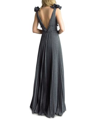 gray formal dress