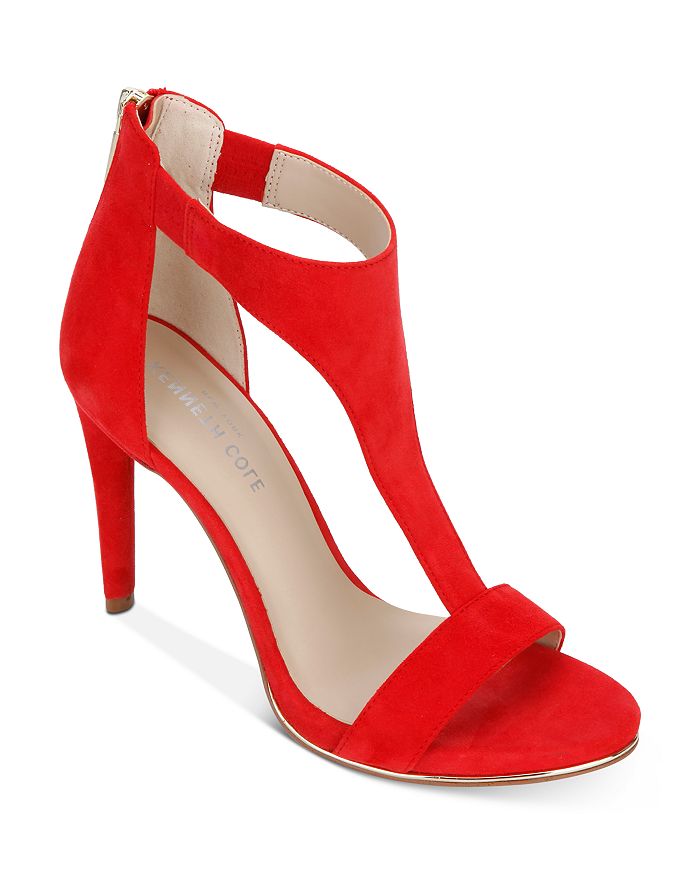 Kenneth Cole Women's Brooke T-Strap High-Heel Sandals | Bloomingdale's