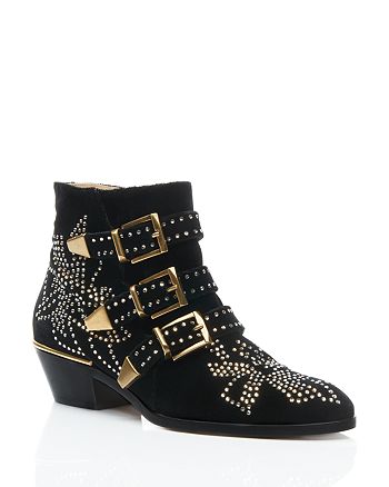 Chloé Women's Susan Studded Ankle Booties | Bloomingdale's
