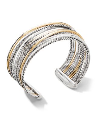 sterling silver and gold bracelets