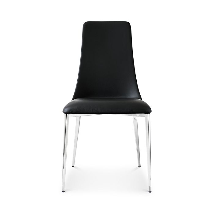 Calligaris Etoile Chair In Black/chrome