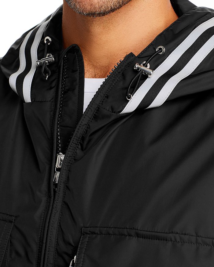 MONCLER ABBE REFLECTIVE HOODED JACKET