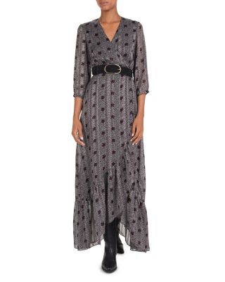 chinese dress ladies Breanne Faux Wrap Maxi Dress main image 1