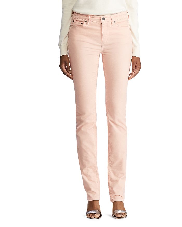 Lauren ralph lauren premier straight corduroy jeans top