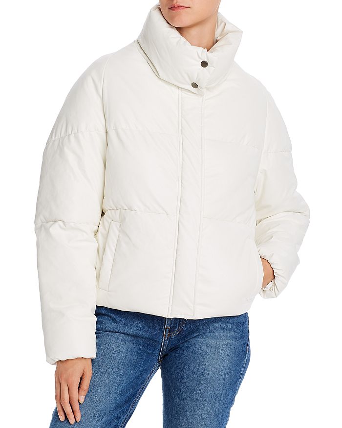 APPARIS CAMILA QUILTED FAUX-LEATHER PUFFER JACKET,R11