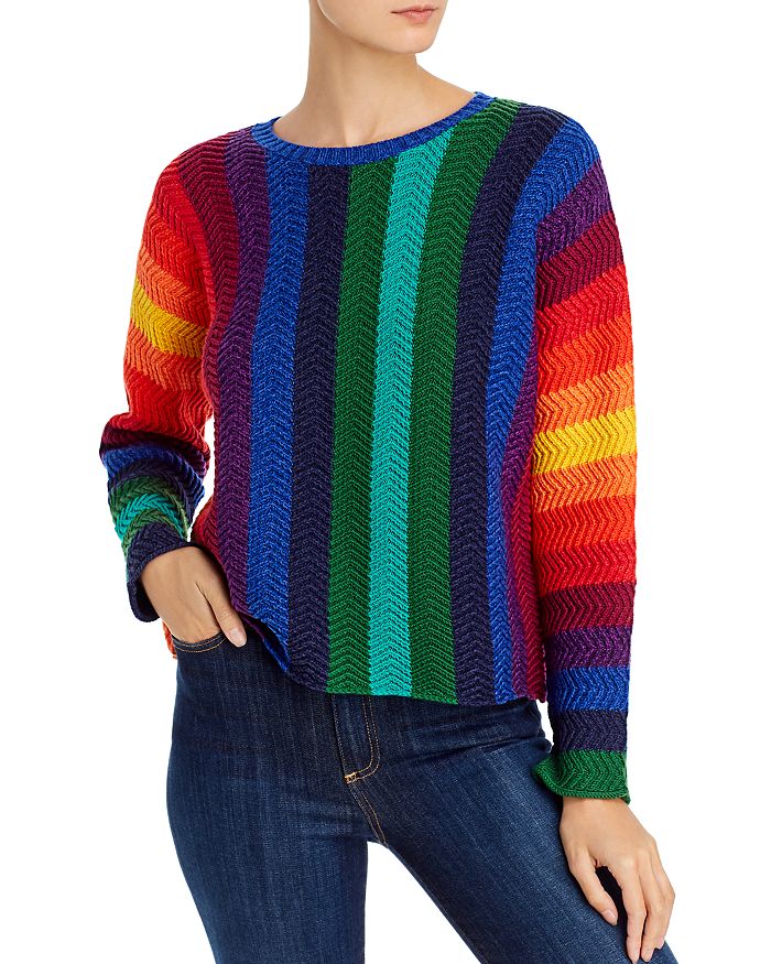 Alice and olivia clearance striped sweater
