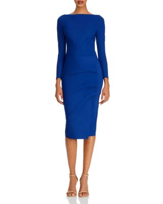 chiara boni blue dress