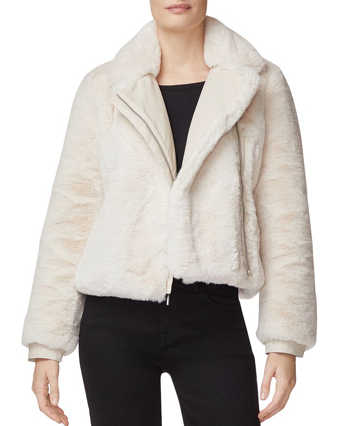 J brand faux fur jacket sale