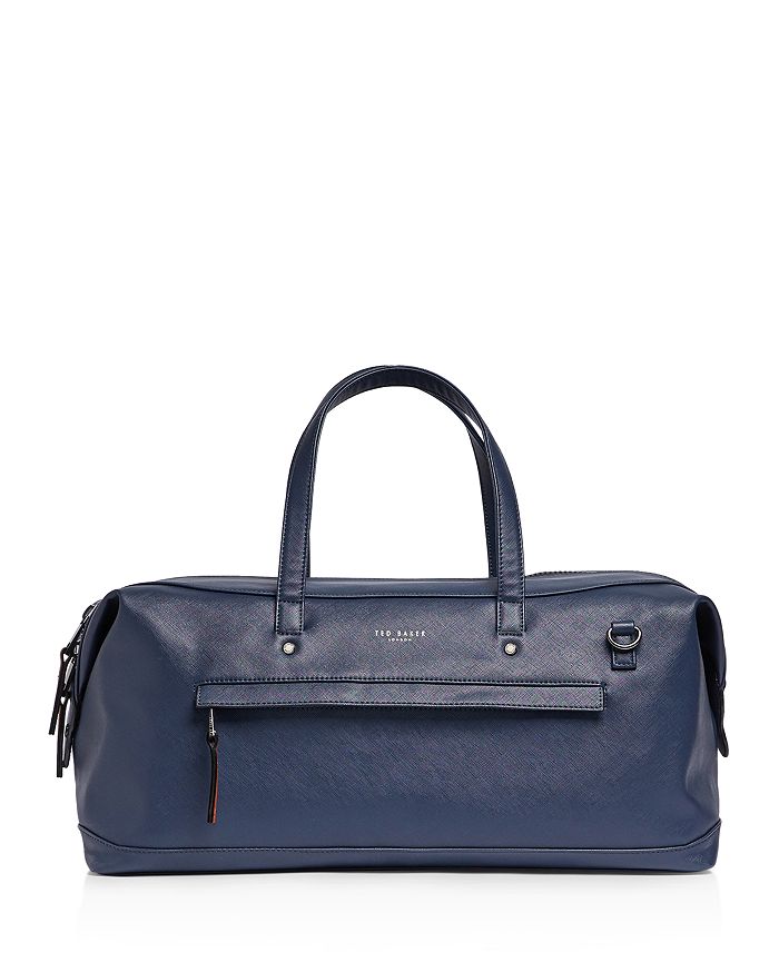 TED BAKER PATCHE CROSSGRAIN LEATHER HOLDALL,158281