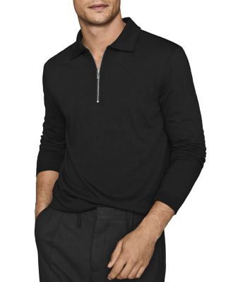 reiss long sleeve polo