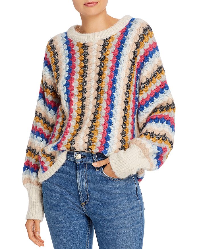 Eleven Six Kara Scalloped Knit Sweater | Bloomingdale's