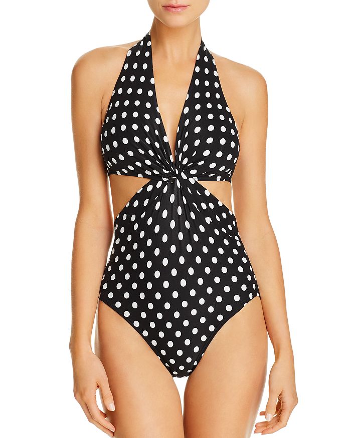 Knotted Halter One-Piece Swimsuit - Ready-to-Wear