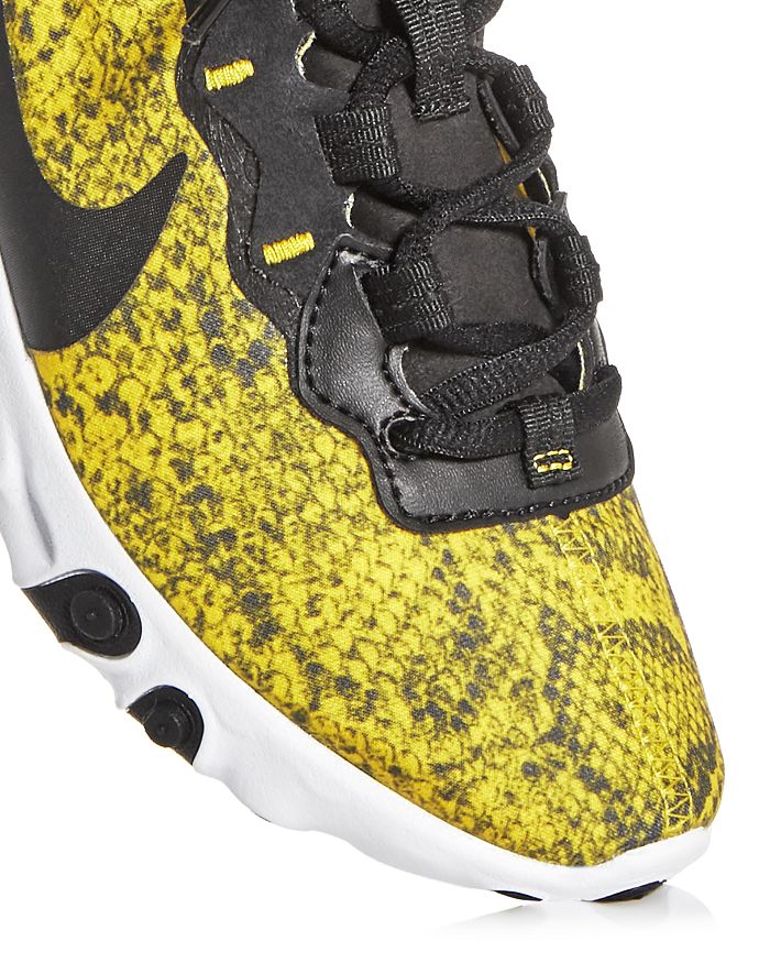 Nike React Element 55 Women's Shoes Speed Yellow-White-Black ct1551-700 