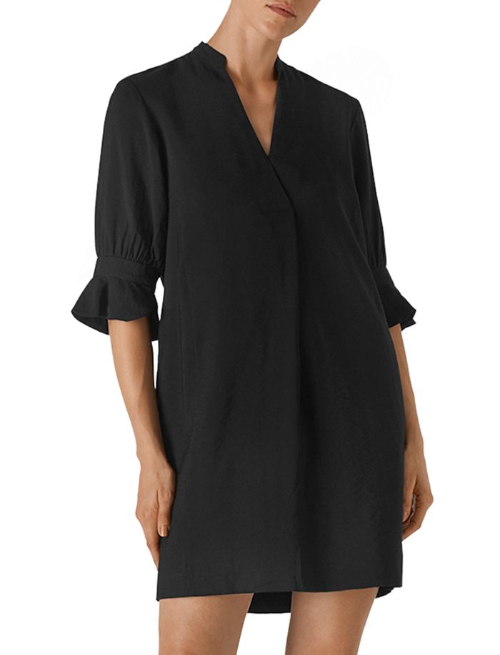 Whistles Sonia Frill Sleeve Shift Dress Bloomingdale s
