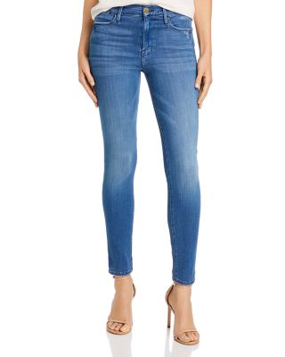 frame denim le high skinny jeans