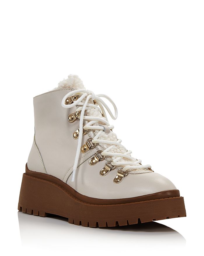 Aqua Women's Miranda Hiker Boots - 100% Exclusive In Bone Leather