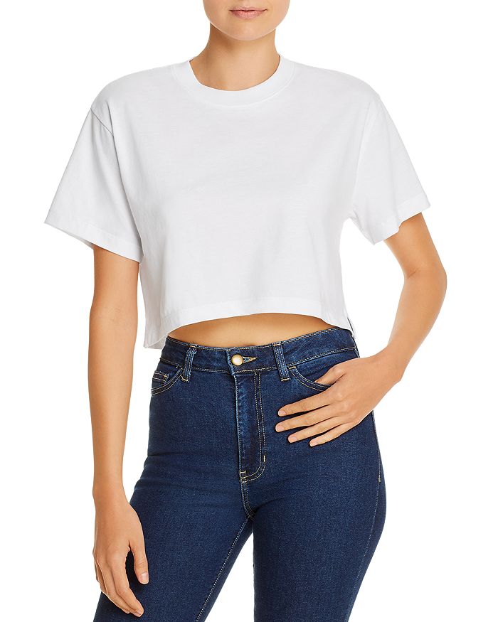 X Karla The Cropped Tee In White