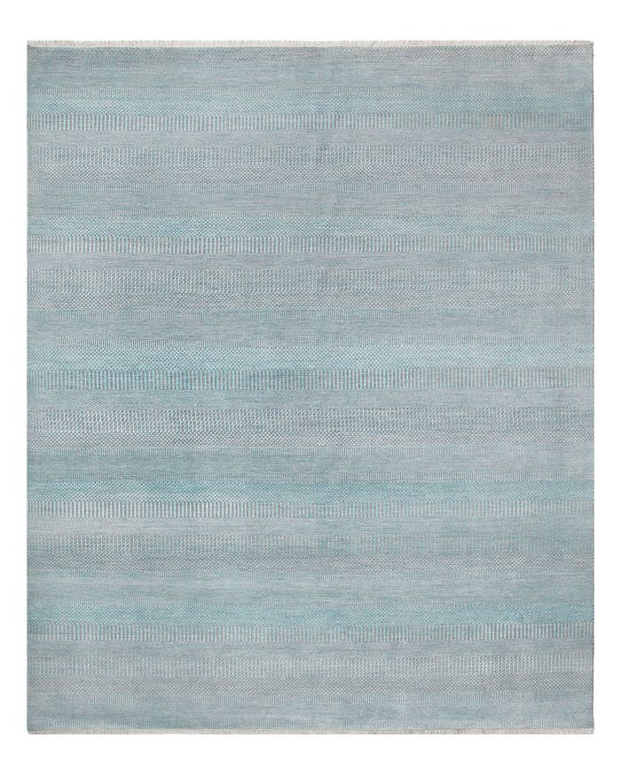 Bloomingdale's Solid 806229 Area Rug, 8'1 X 9'10 In Light Blue
