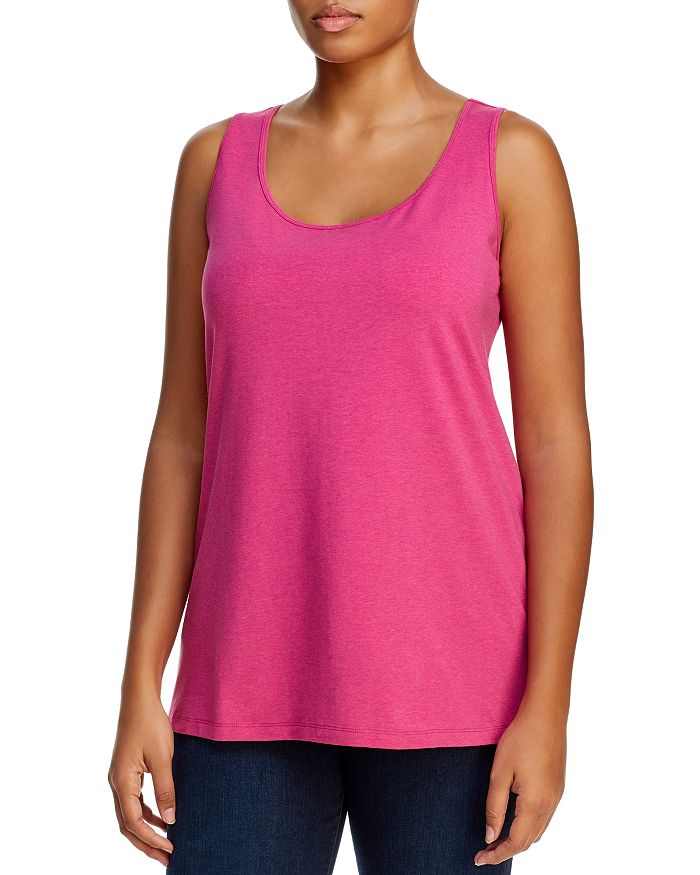 NIC & ZOE Women's Perfect Tank Top | Stretch Knit Jersey Scoop Neck | Layering Essential | 24" Length
