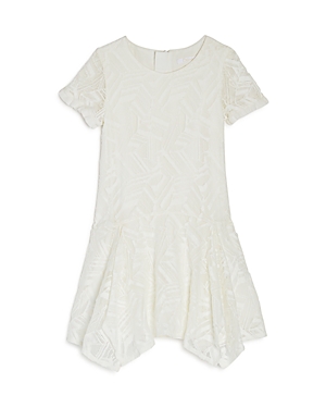 Chloé Girls' Lace Handkerchief Dress - Little Kid, Big Kid In White