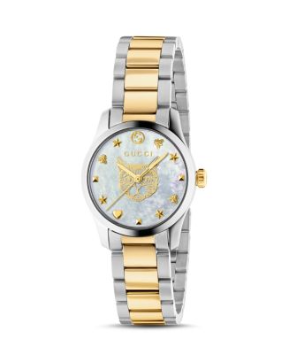 ◆GUCCI◆G-Timeless Mystic Cat Watch 27mm 腕時計◆正規品◆ Gucci G-Timeless 27mm Pink Diamond Dial Steel Women's Watch