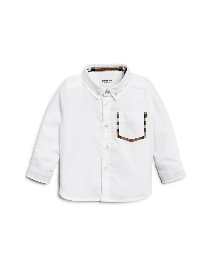 Burberry Boys' Harry Button-down Oxford Shirt - Baby In White | ModeSens